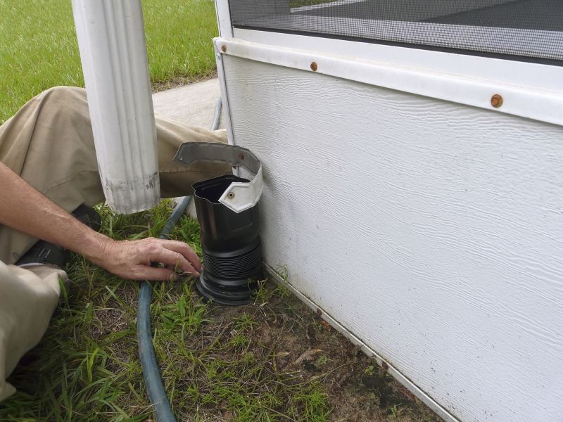Downspout Extension Setup