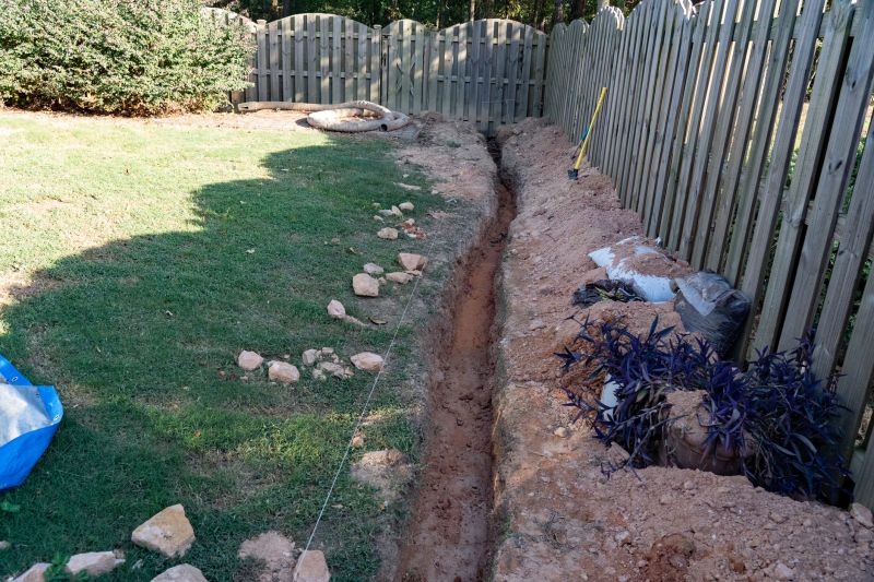 Graded Yard Drainage